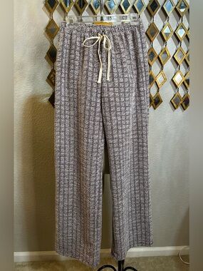 NWT WinWin TALL GIRL Tweed Pants in Pink & Burgundy